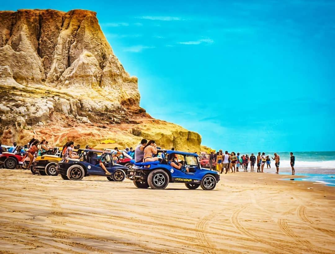 Praia Tabuba Do Morro Branco Suite 04 Pessoas Beberibe Esterno foto